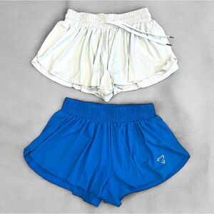 Womens Pull On Swing Shorts Skirt Bundle 2 Pairs Athletic Size Small
